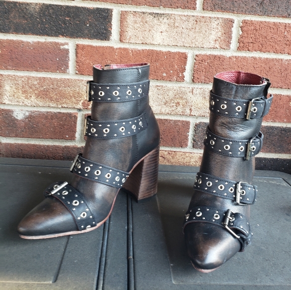 Freebird by Steven Joust boots distressed black - Picture 10 of 12